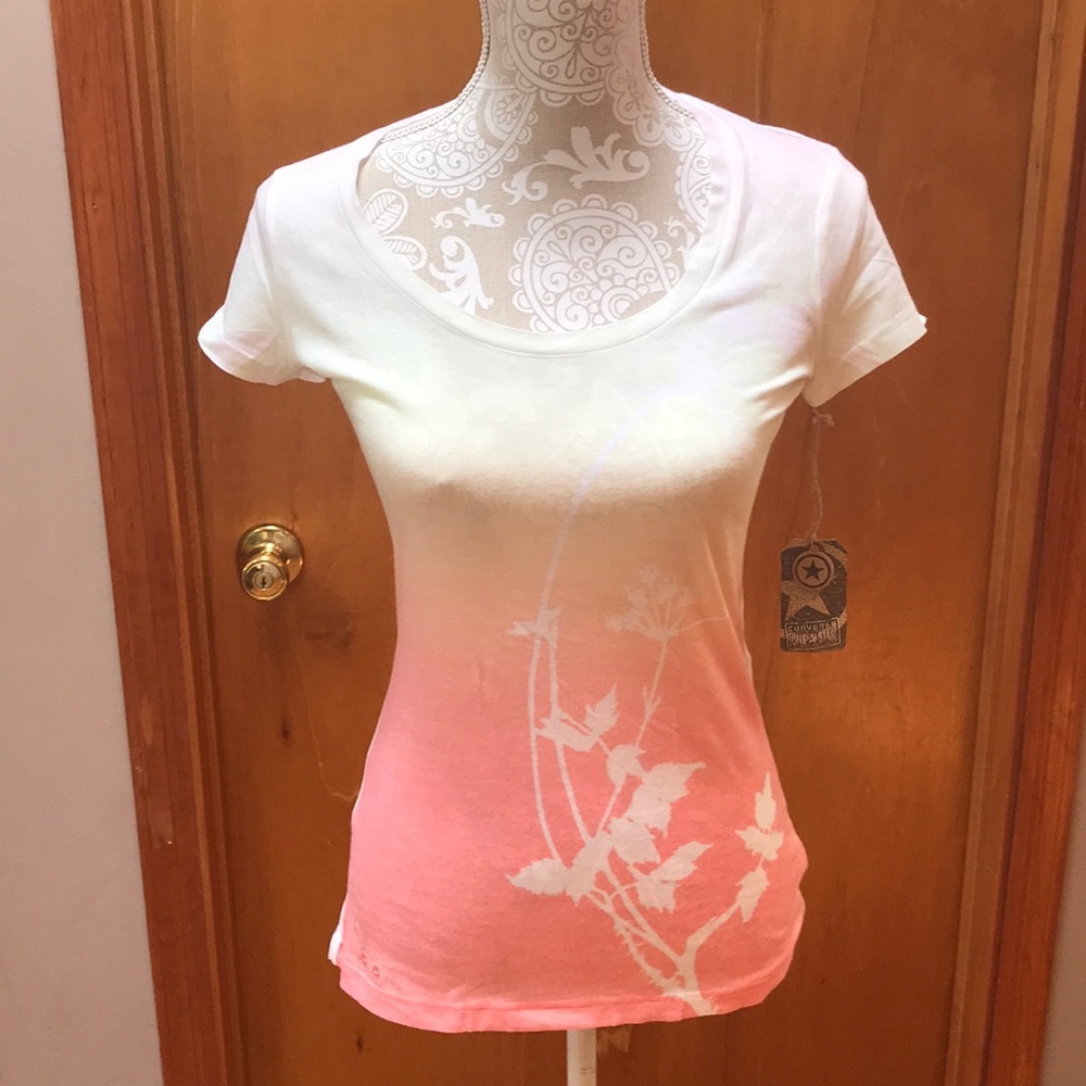 NWT Converse One Star short sleeve tissue tee SzXS